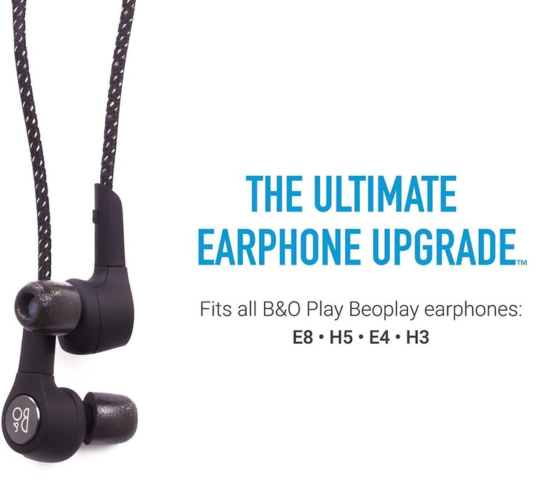Comply Memory Foam Replacement Earbud Tips for Bang and Olufsen Play Beoplay Earbuds | Ultimate Comfort, Secure Fit, Superior Noise Isolation | Black, Large (3 Pairs) - Image 3